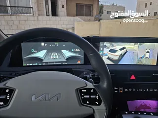  22 كيا ev6 كهرباء 2023   وارد اميركي ممشى قليل     جميع الاضافات اعلى صنف عدا الفتحة  موديل 2023
