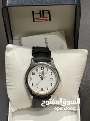  15 ساعة جلد سوداء أنيقة بتصميم كلاسيكي عصري، تجمع بين الفخامة والبساطة لتكمل أناقتك راقيه وحلوة جميلةة