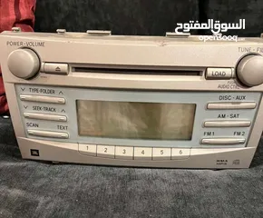  1 مسجل كامري 2009 JBL بحاله ممتازه شغال 100%