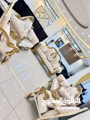  3 عروووووض طقم كنب مصري دمياطي 9مقاعد خشب زان تفصيل ومتوفر 14 مقعد