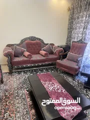  4 طقم كنب خشب زان