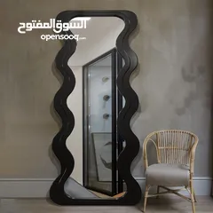  5 مرايا ستاند بإطار مخملي فاخر  160×60 سم – تعرضك بكامل أناقتك طار مخملي ناعم وفخم