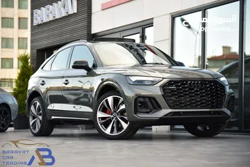  1 اوديQ5 اس لاين مايلد هايبرد بلاك ايديشن وارد وكفالة الوكالة2023 Audi Q5 Quattro S Line Black Edition