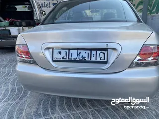  3 ميتسوبيشي لانسر للبيع موديل 2013 اتوماتيك لون شمباني