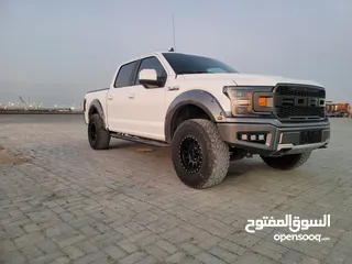  8 فورد F150 بحالة ممتازة كاملة المواصفات 8 سيلندر موديل 2020 كت رابتر