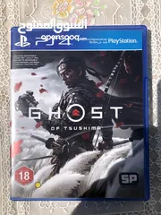  1 Ghost of tsushima in good condition playes 1 time used only 3 dayes