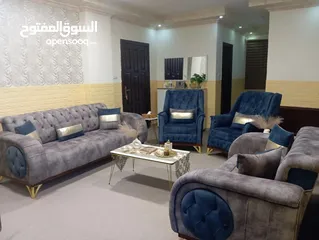  1 طقم كنب فاخرااا استعمال عرسان شهرين تفصيل تفصيل ثقيل خشب سويد