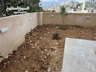  3 شقه للبيع قرب شا ع ركب والكلية الاهليه مساحه 110م مع حديقه 100م