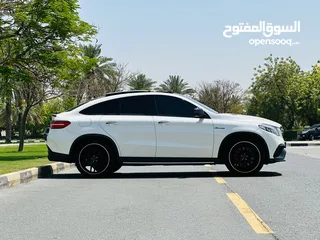  6 MERCEDES GLE63 S COUPE FULL OPTION GCC SPACE MODEL 2016