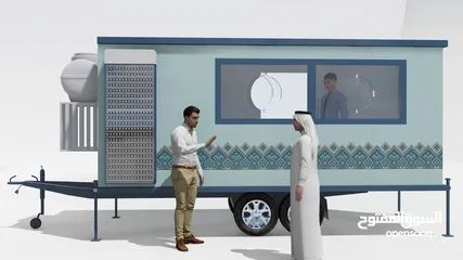  9 تصميم مشاريع تجارية وفود تراك _ درايف ثرو محلات واجهات كلادينج تصميم فعاليات