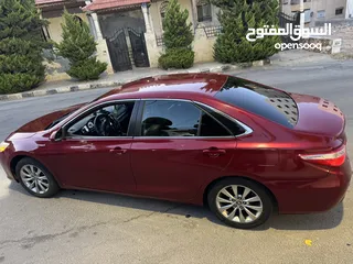  3 تويوتا كامري موديل 2016 لون خمري مميز فحص كامل السياره بحاله الوكاله