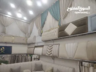  6 كنبات مجالس ومساند وستاير تفصيل على حسب الطلب فخم