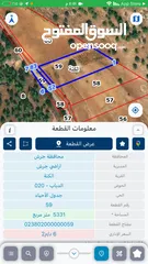  1 ارض للبيع عمامة جرش بسعر مغري  فقط 7الاف ونص