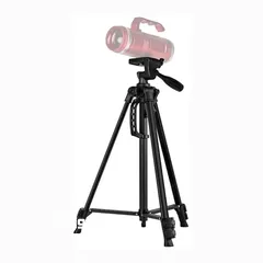  5 ترايبود كاميرا و موبايل 3366 TRIPOD   بارتفاع 140 سم