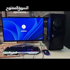  1 كمبيوتر + شاشة LG للبيع