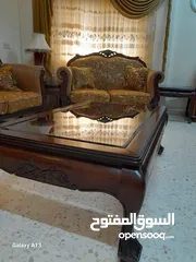  4 طقم كنب /9 مقاعد /منجد داخلي خشب بدل القشاط تقيل غير تجاري