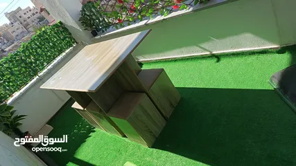  2 طاوله سفرة مع ست كراسي للبيع
