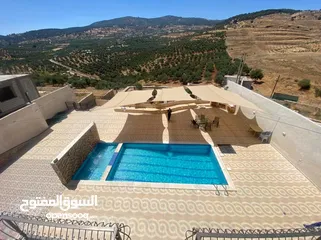  10 شاليه اجمل مناطق جرش المجدل يقبل سياره جزء من ثمن