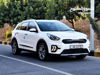  12 كيا نيرو 2022 KIA NIRO HYBRID جمرك جديد وارد كوري فحص كامل بحالة الوكالة