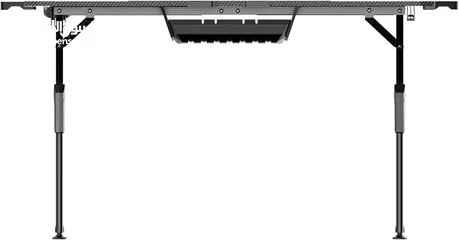  9 طاولة مكتبية قوية للالعاب مع لوحة اضاءة   (PORODO GAMING TABLE E-SPORTS DESK PDX513-BK)