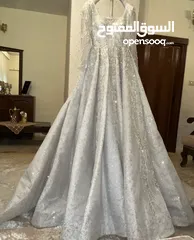  2 فستان زفاف  قياس مديوم