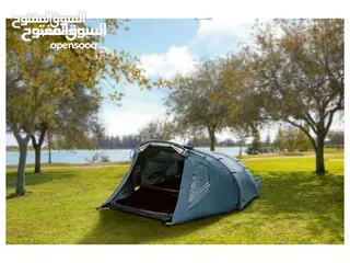  1 خيمة crivit 4 أشخاص قابلة للنفخ    الأبعاد: 400 × 155 × 290 سم تقريبًا (العرض × الارتفاع × العمق)