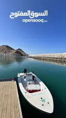  1 قارب قمزي مارين 12 قدم مع الترولي