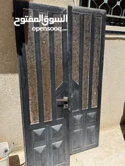  1 باب حديد كامل مع الحلق ثقيل جدًا تفصيل