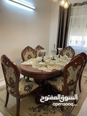  2 طاولة سفرة 6 كراسي