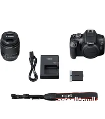  4 Canon EOS 2000D DSLR camera with EFS with 18-55mm III lens kit