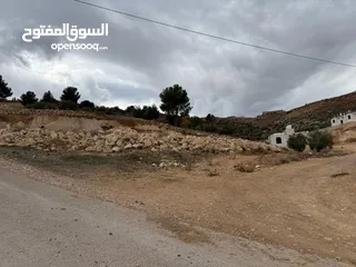  1 قطعة ارض في مدينة جرش (( البركتين )) مقابل مخبز الخبازون، على شارعين، للبيع من المالك مباشرة..