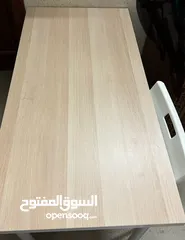  1 طاولة و كرسي و درج من ايكيا Table, drawer, and chair from Ikea