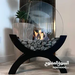  4 مدفأة ديكورية فاخرة للحدائق والمنازل   أضف لمسة من الفخامة والدفء إلى مساحتك مع هذه المدفأة الع
