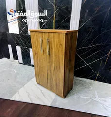  1 خزانة أحذية تفصيل خشب 90*60*30 بتحمل اوزان بالوان عصرية ومميزة وبأقل الاسعار