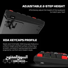  17 FANTECH MK918 ATOM PRO97 WIRELESS MECHANICAL GAMING KEYBOARD WHITE كيبورد فانتيك الجديد المميز