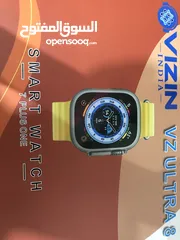  2 ساعة ذكيه : smart watch 7 plus one vz ultra 8