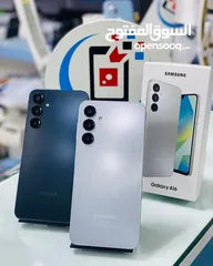  4 مشغل ايام Samsung A16 رام 8 و 12 و 16 جيجا 128 و  256 مكفول بالشركة أغراضة والكرتونه الأصلية و توصيل