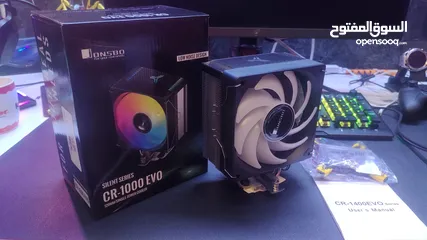  9 Jonsbo CR-1000 EVO ARGB CPU Cooler مبرد خرافي للمعالج