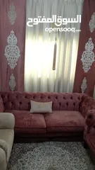  1 طقم غرفة ضيوف سومو لون مميز  7 مقاعد بحالة الجديد البيع لعدم الاستعمال  بسعر مغري جدا جدا جدا