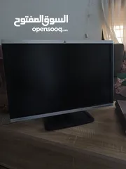  1 شاشة HP LA2405wg Monitor معها كلشي إلها