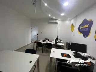  1 يوجد مساحة في مكتب للايجار  تصلح لجميع الاستعمالات
