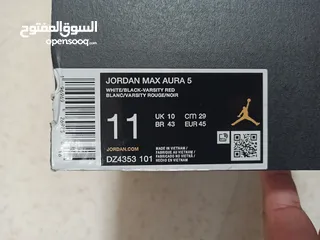  9 Air Jordan Max Aura 5 ‘White حذاء كرة سلة جميل جدا من جوردن