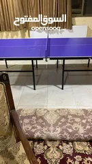  1 طاولة تنس ثابته مقاس ستاندر جديد بالكرتونه غير قابل للطي