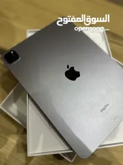  1 iPad Pro M2 4th gen 128gb  ايباد برو استخدام بسيط مع كل الاكسسوارات و قلم m2 الجيل الرابع