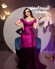  2 فستان سهرة أو خطوبة ملووكي يخطف القلب  هل أنتي جاهزة للتميّز؟ هذا الفستان مصمم بإتقان لكل بنت