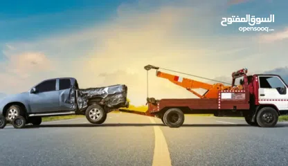  1 ونش (جرار) لنقل السيارات