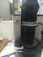  8 ماكينة نيسبريسو أصلية جديده بالكرتون وكتب التشغيل وماكينة طحن قهوه بحالة الجديده