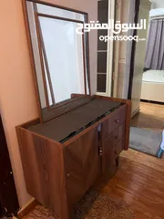  1 dressing mirror and 2 cabinet