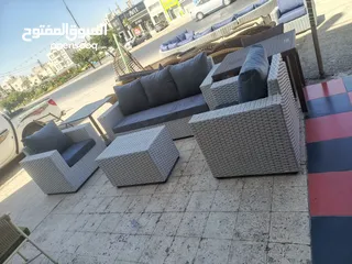  12 أطقم رتان وكراسي مطاعم