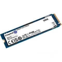  2 500GB KINGSTON NV2 M.2 NVME 3D NAND 50X SPEED DESKTOP - LAPTOP GAMING SSD